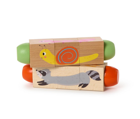 Wooden Twist Block Puzzle Game
