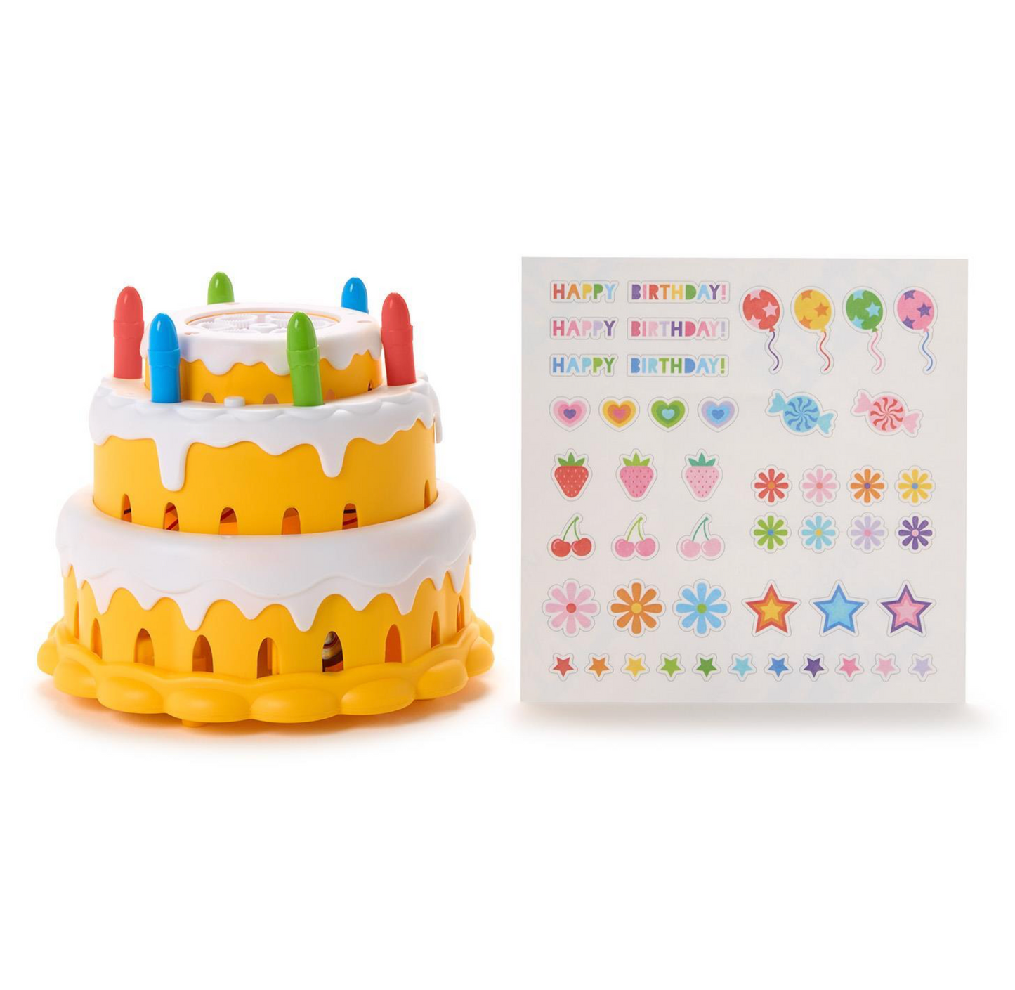 Light Up Birthday Cake Bubble Maker