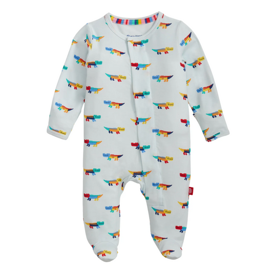 Crocodile Color Pop Blue Magnetic Footie