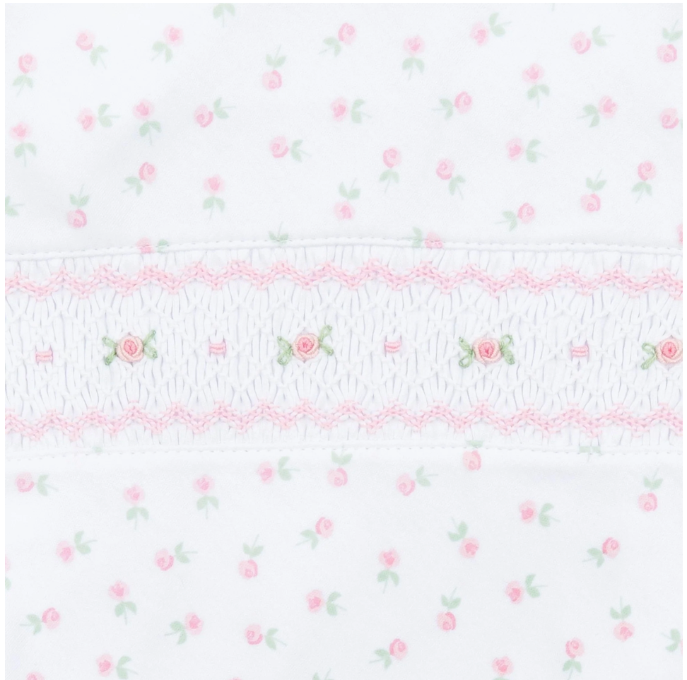 Juliette's Classics Roses Smocked Footie