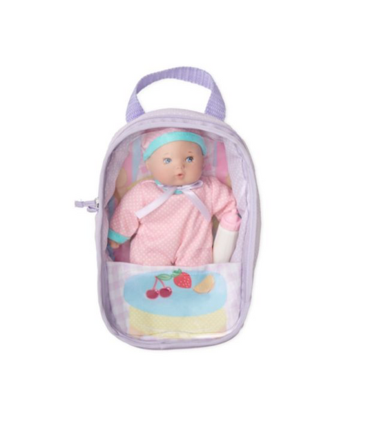 Take Along Cuties 8-inch Doll, Lavender
