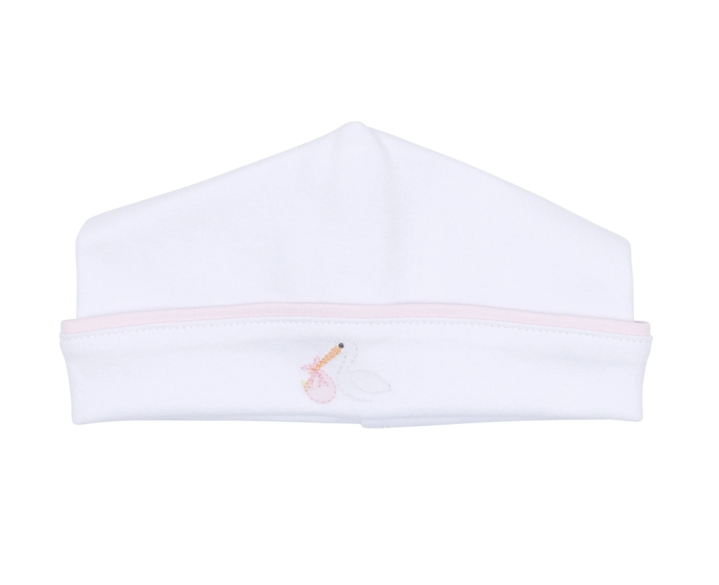 Vintage Stork Hat Light Pink
