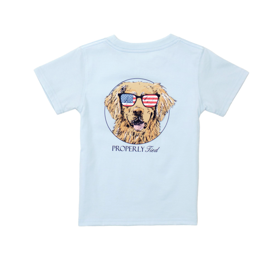 Boys Patriot Dog SS