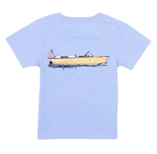 Boys Boating Tradition Tee Light Blue