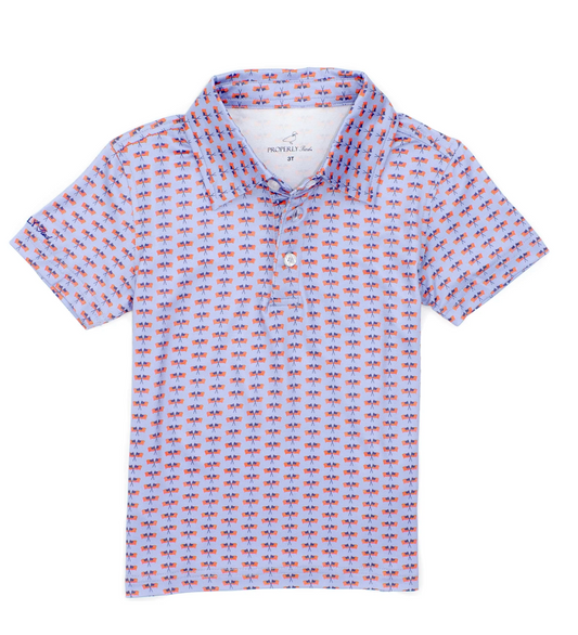 Inlet Polo Freedom Flag