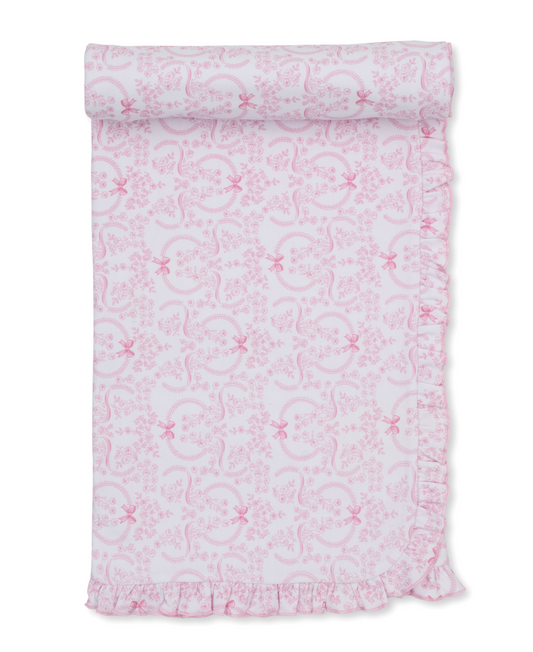 Delicate Blooming Bows Blanket