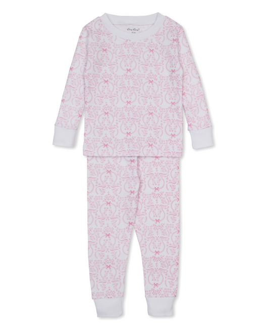 Delicate Blooming Bows Snug Pajama Set