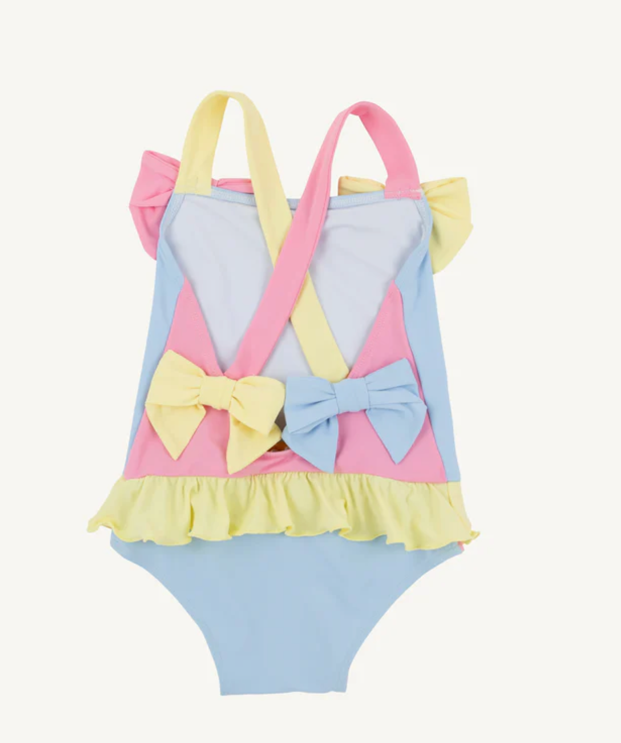 Taylor Bay Bathing Suit- Beale Street Blue, Hamptons Hot Pink, Lake Worth Yellow & Worth Avenue White