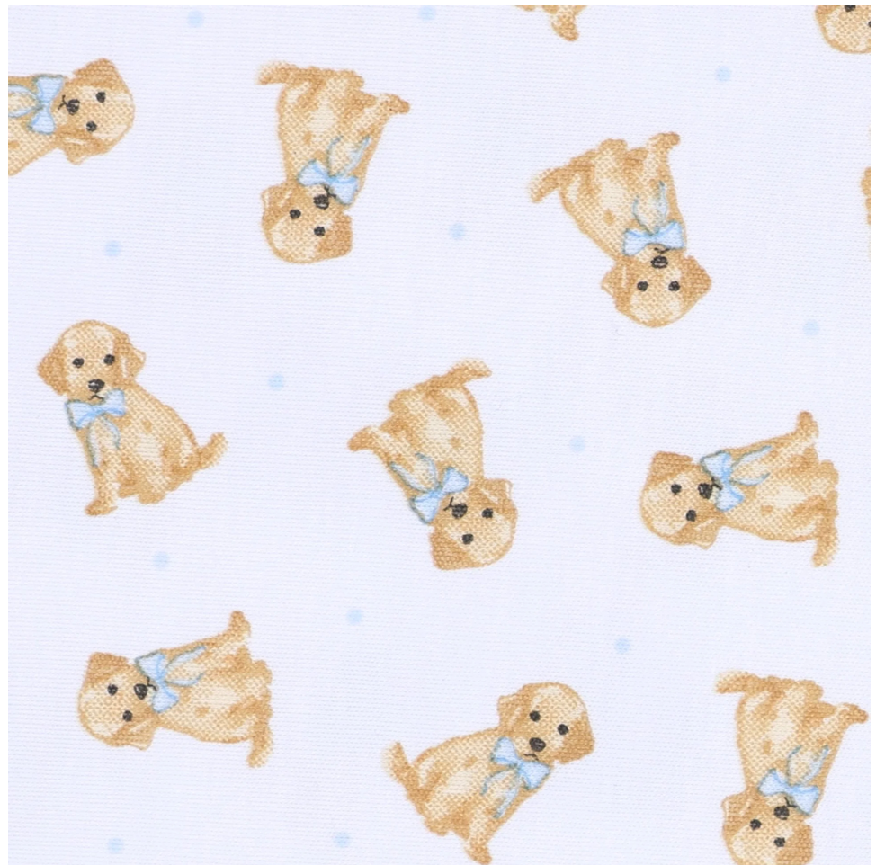 Sweet Golden Blue Long Pajamas