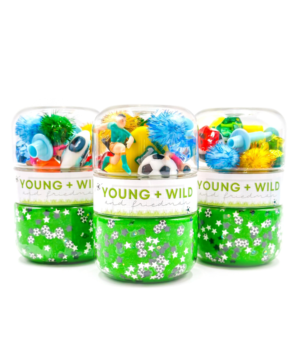 Grab & Go Dough Jars- Soccer