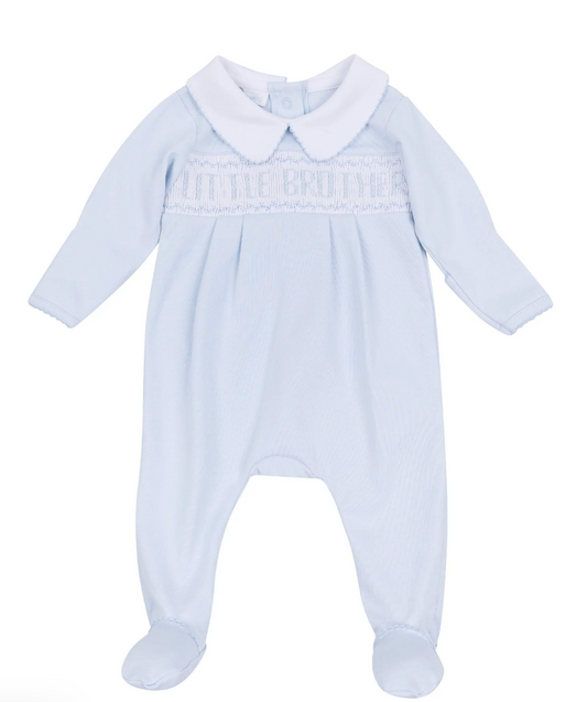 Little Brother Smocked Footie