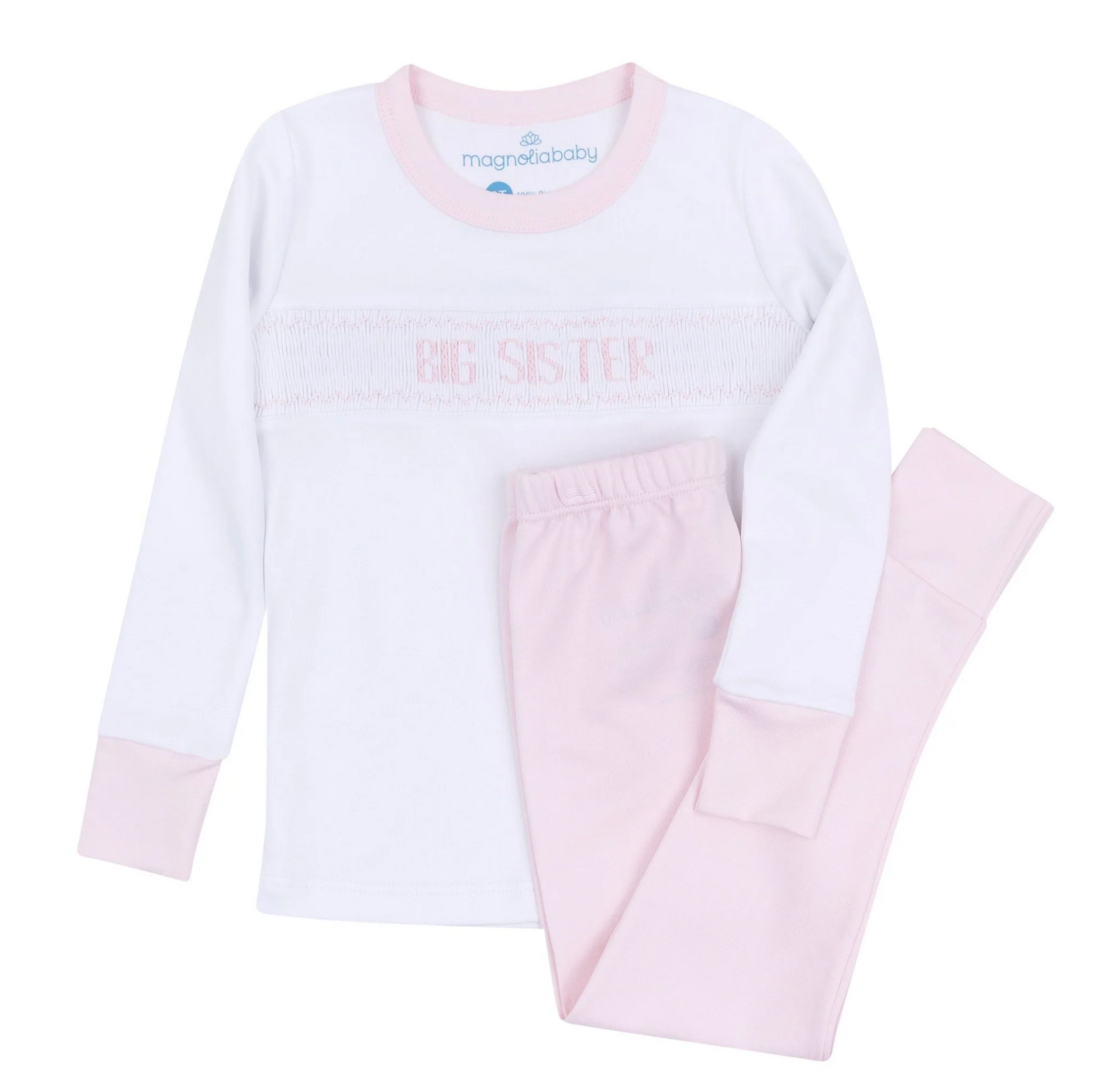 Big Sister Smocked Long Pajamas