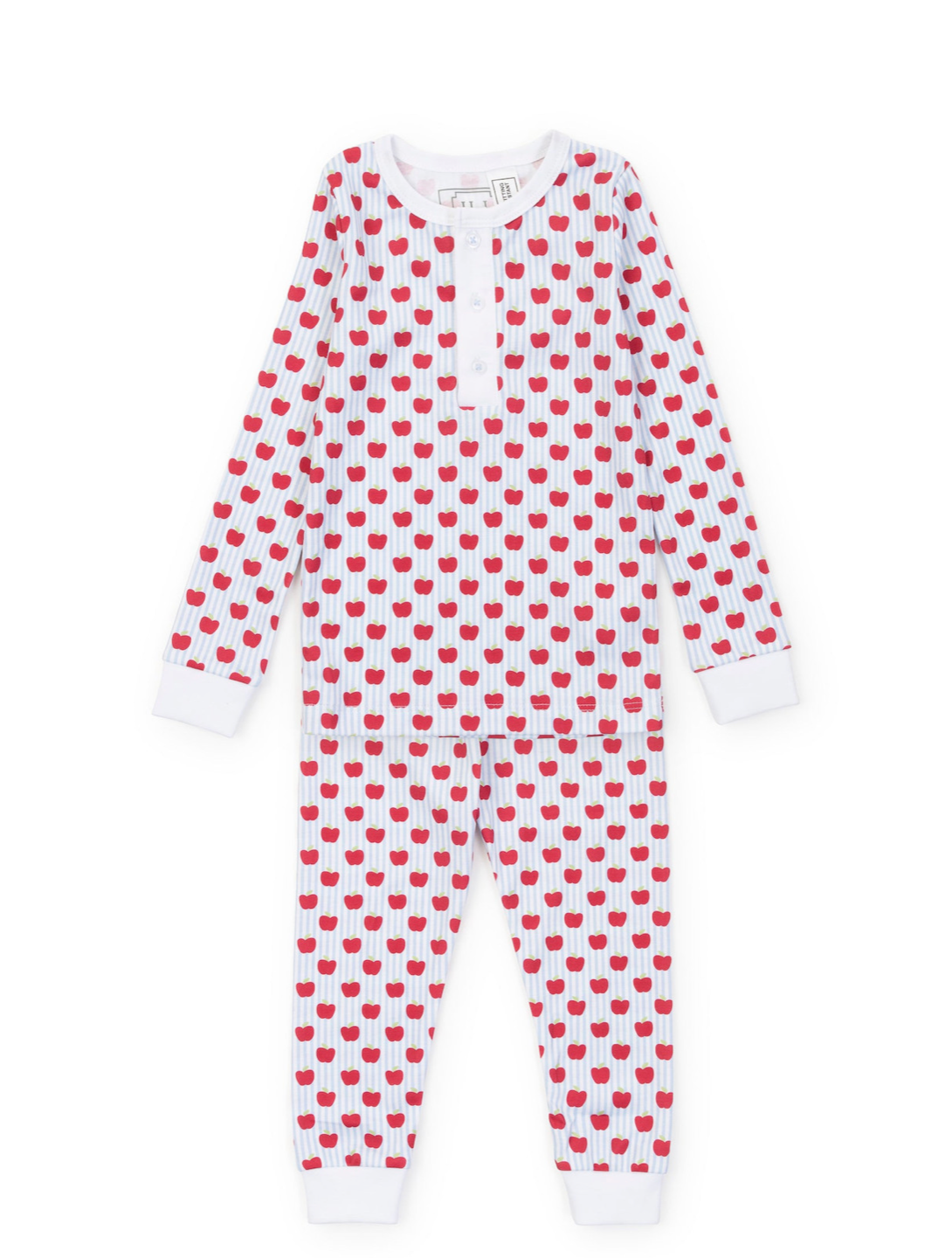 Jack Boys' Pajama Pant Set - Schoolhouse Apples Blue