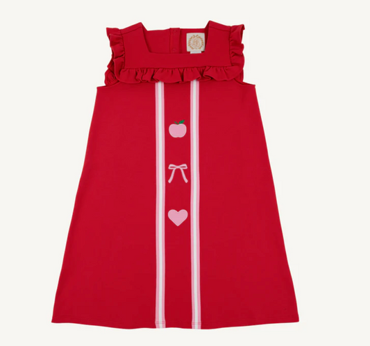 Darla Dress Richmond Red/Hamptons Hot Pink