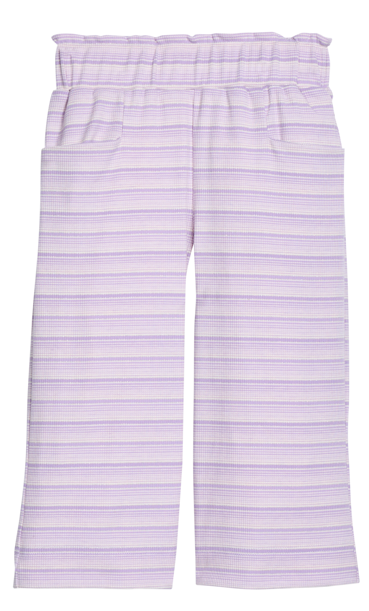 Palazzo Pants - Lavender Sparkle Stripe