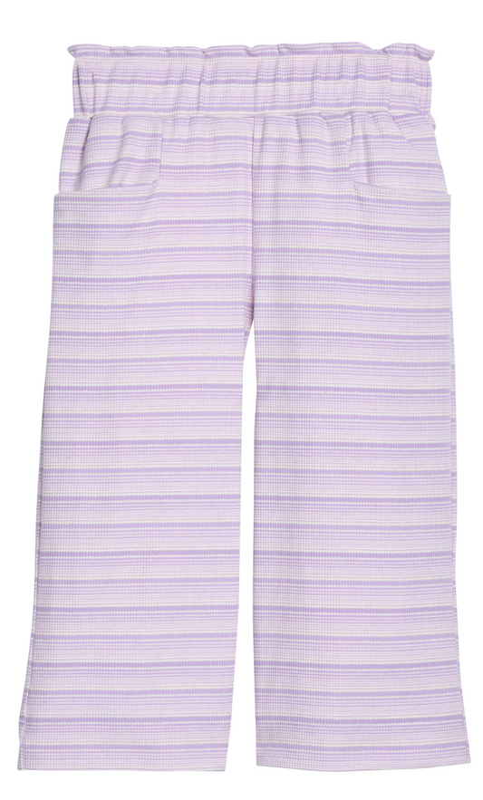 Palazzo Pants - Lavender Sparkle Stripe