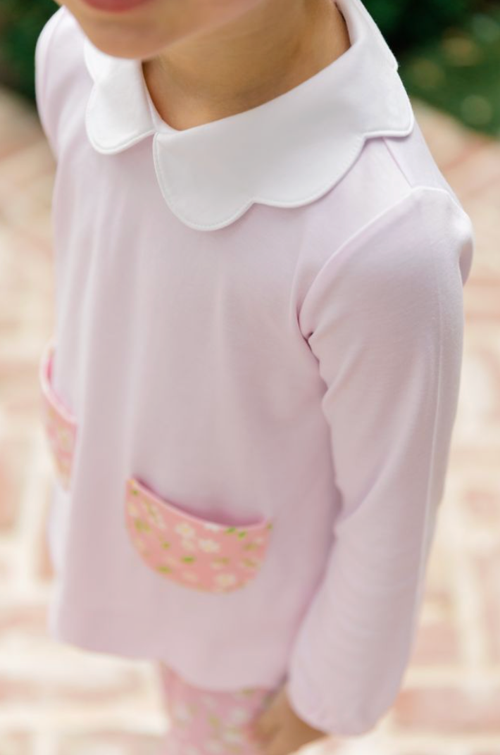Pink Petal Tunic Set