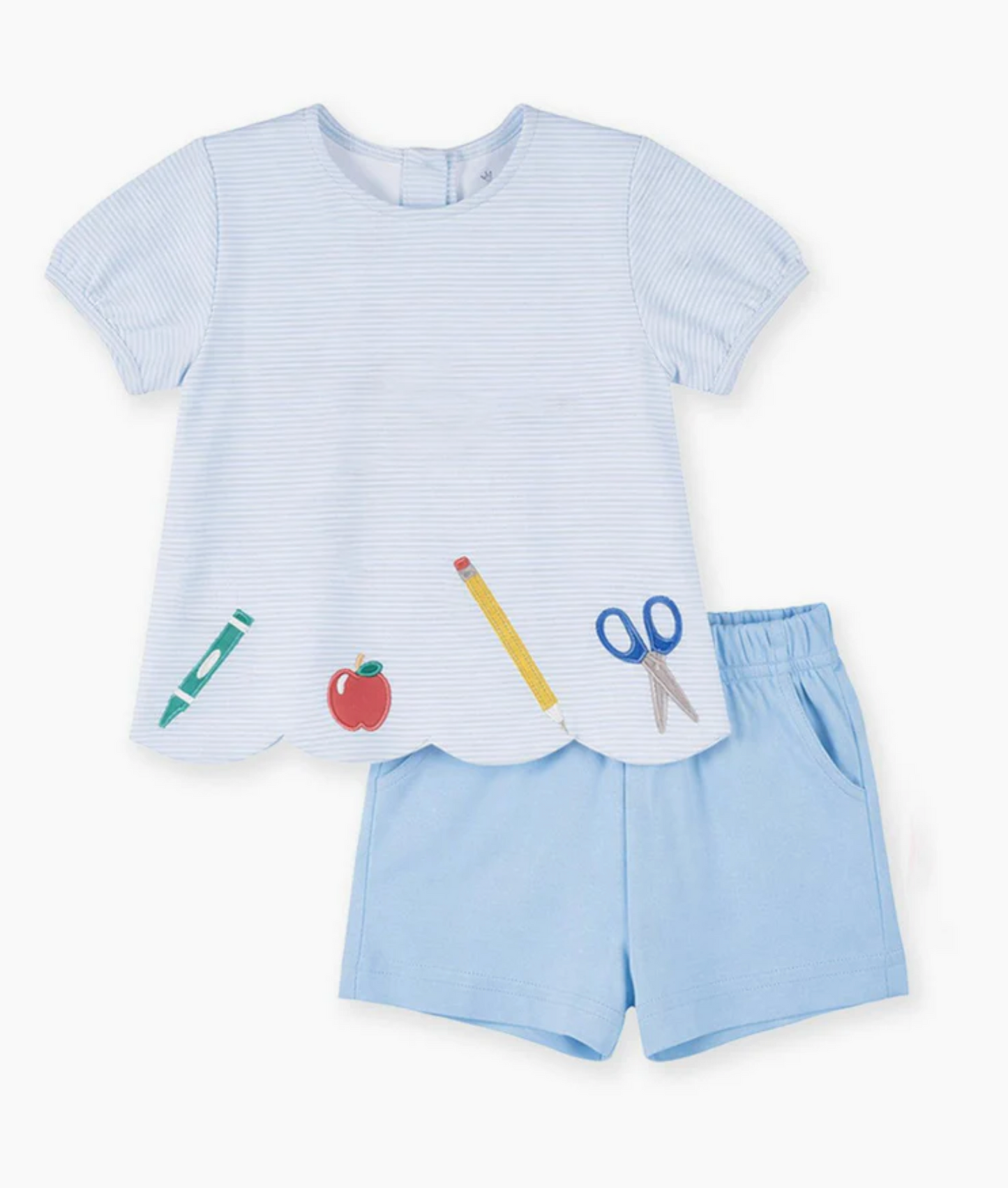 School Supplies Short Set Girl