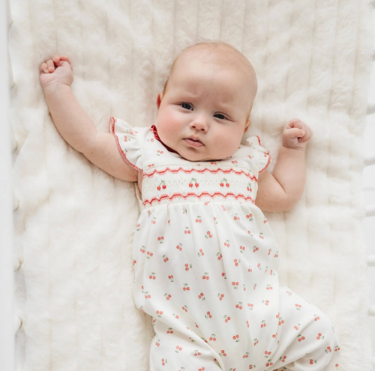 Cherry Grove Smocked Playsuit