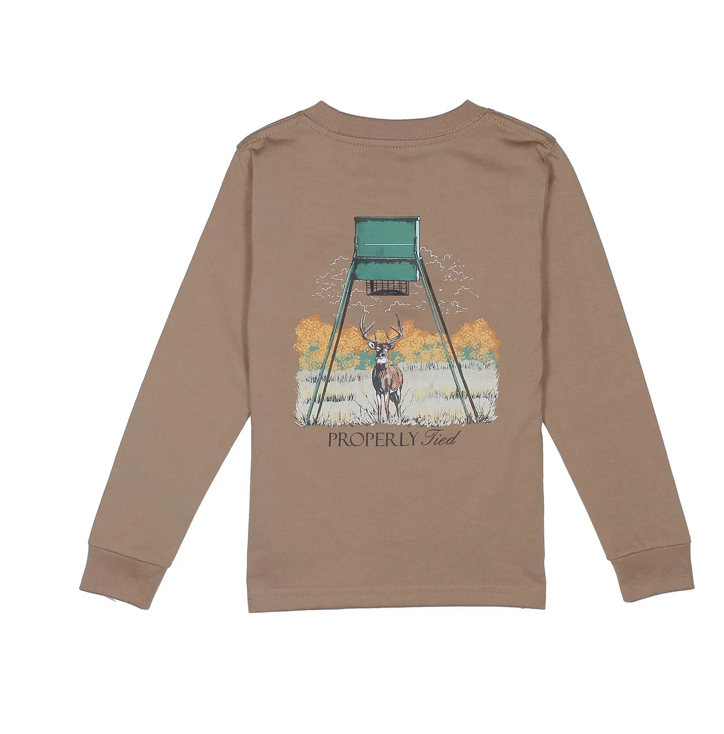 Boys Deer Feeder LS Walnut