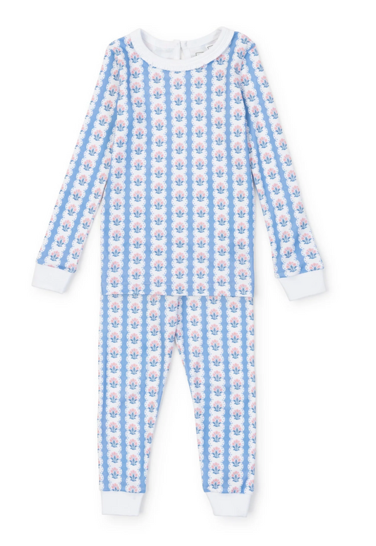 Ava Girls' Pajama Pant Set - Harvest Ribbon Floral