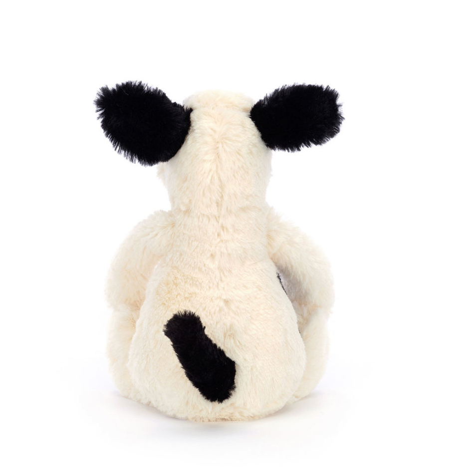 Bashful Rufferty Black & Cream Puppy- Little