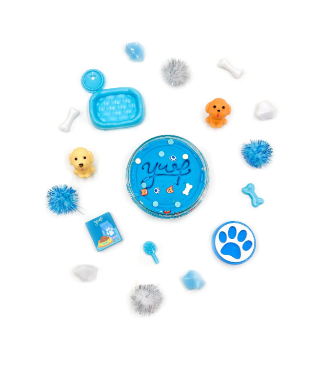 Grab & Go Dough Jar - Blue Pet Shop