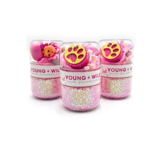 Grab & Go Dough Jar - Pink Pet Shop