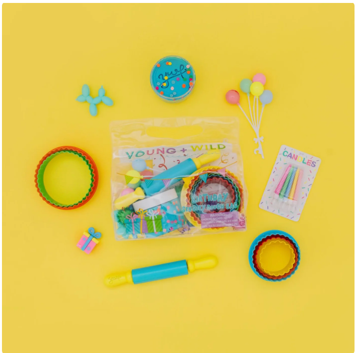 Sensory Dough Bag - Birthday