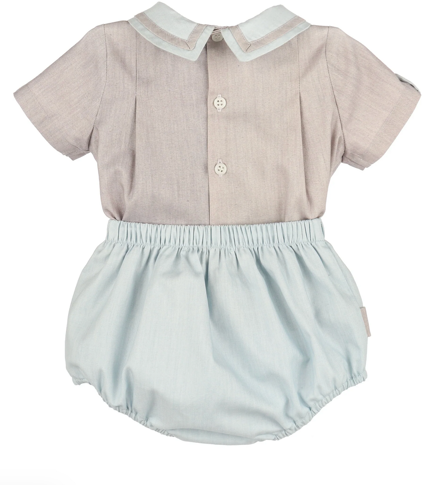 Oatmeal & Chambray Boy Set