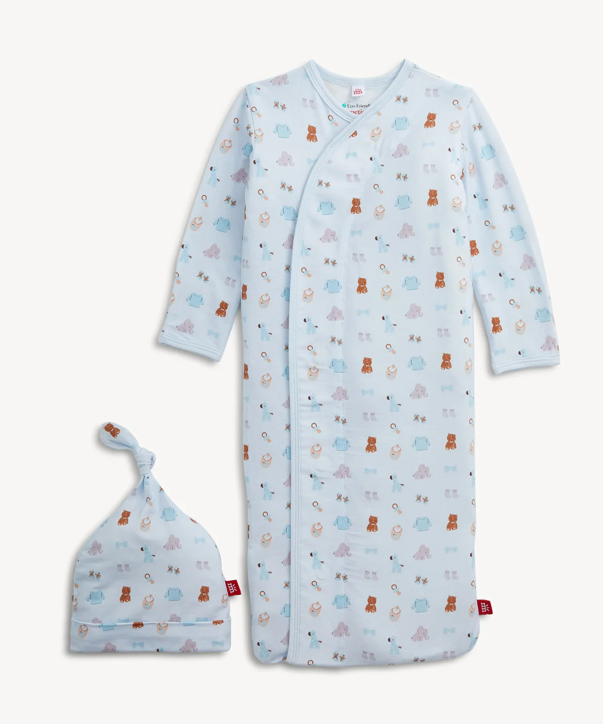 Nursery Nostalgia Magnetic Blue Gown & Hat Set