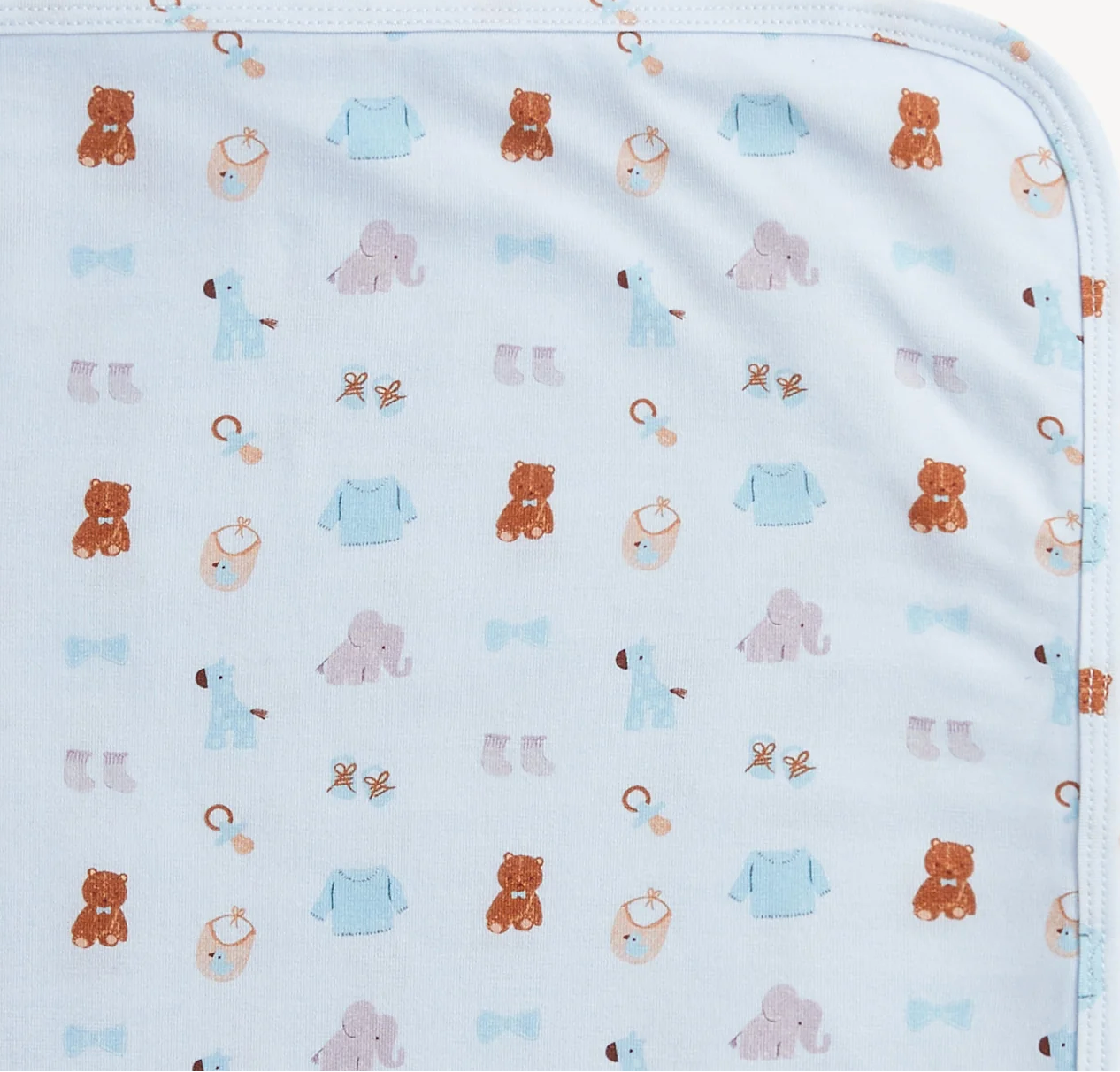 Nursery Nostalgia Blue Modal Blanket