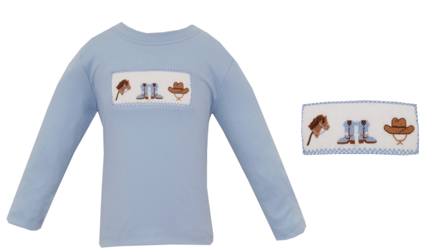 Boots, Hats, Horses Boy L/S Shirt