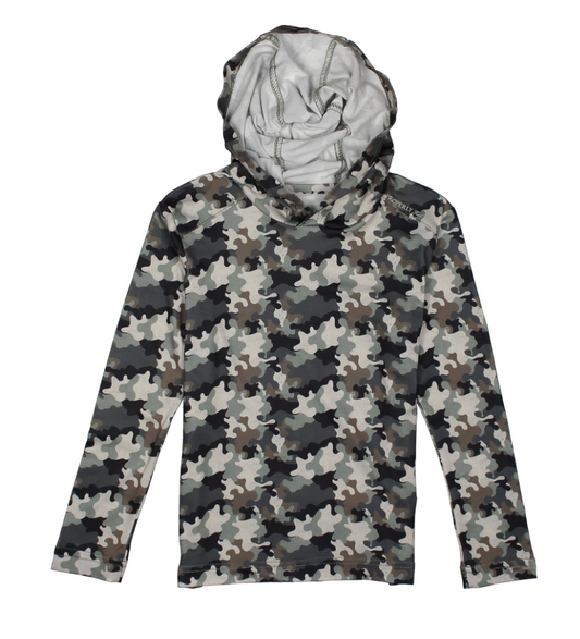 Boys Ravine Hoodie Delta Backwater Camo