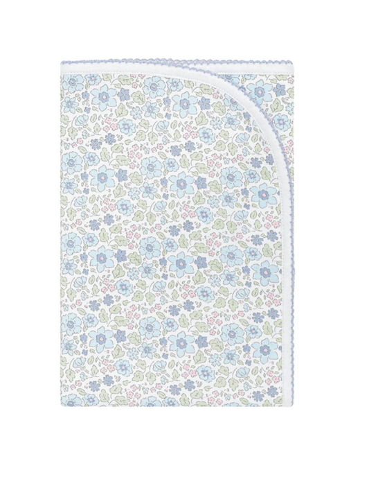 Blue Meadow Receiving Blanket