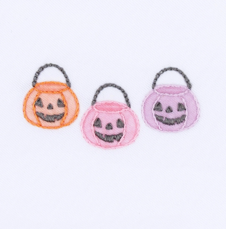 Pumpkin Party Pink Footie
