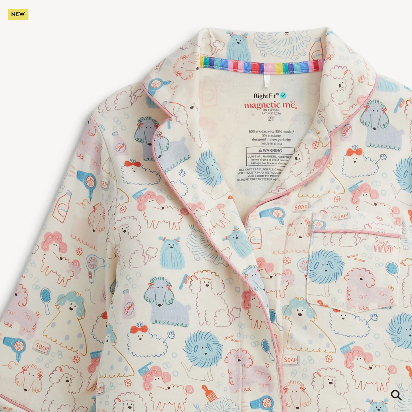 Poodle Pawlor Magnetic Pajamas