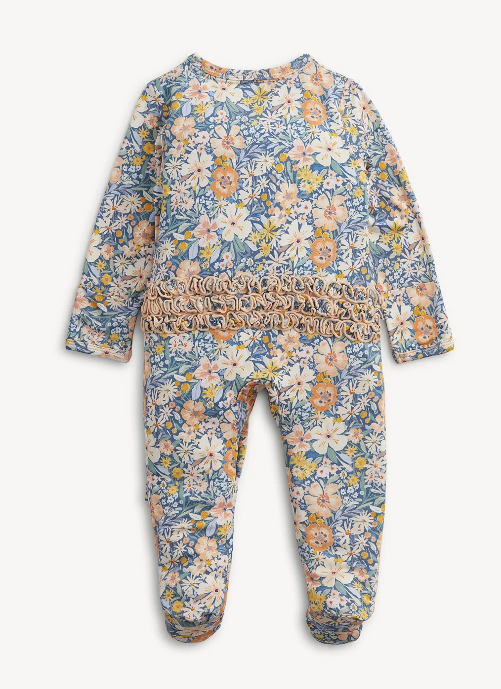 Flora Magnetic Ruffle Footie