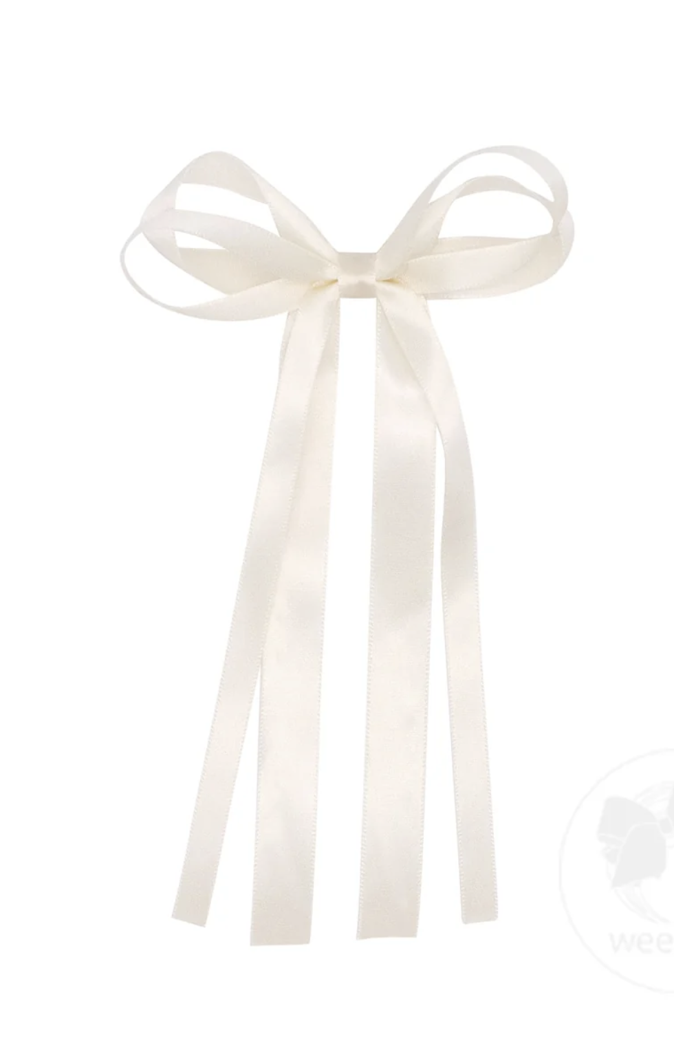 Mini Satin Double Loop Streamer Bow
