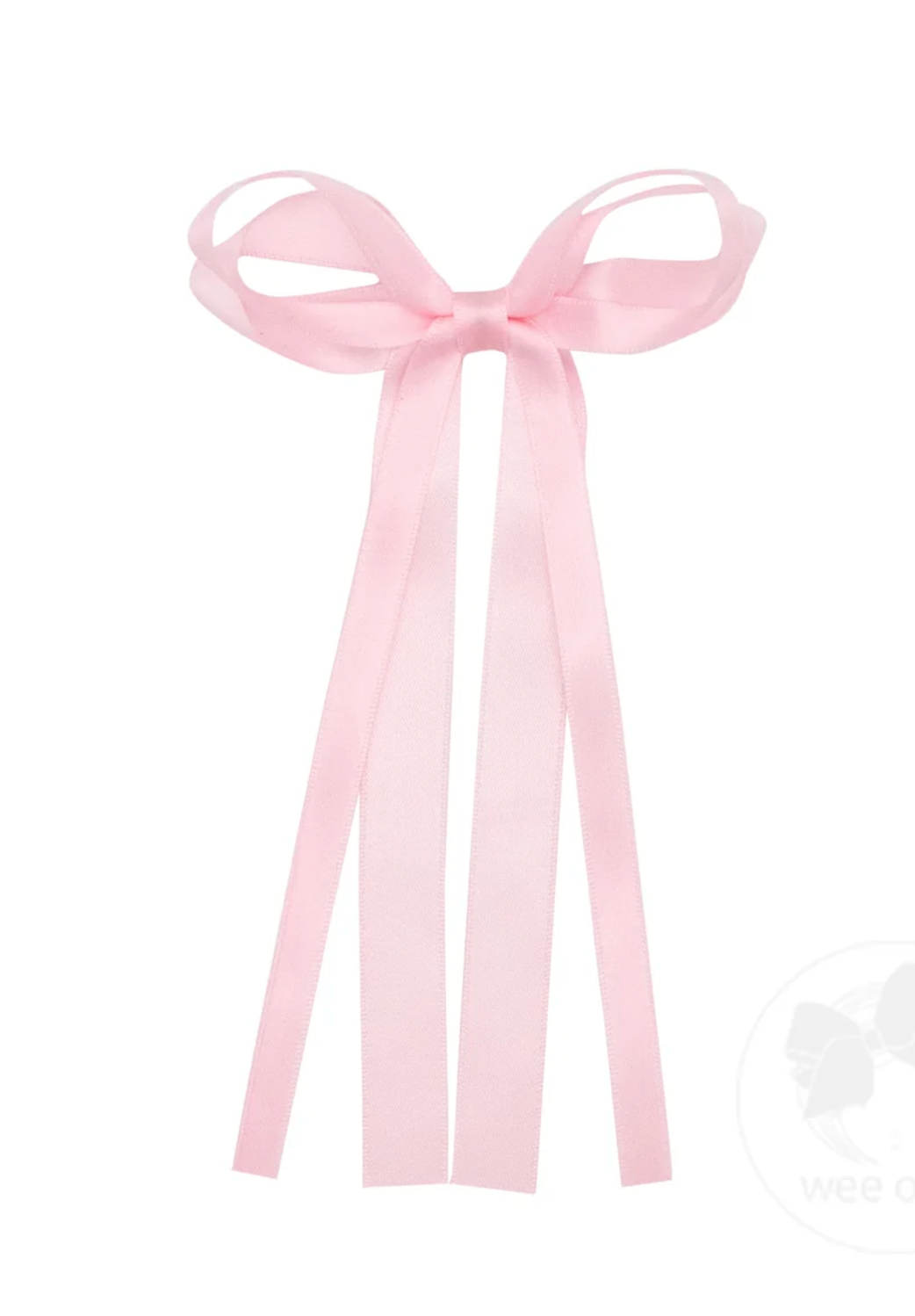 Mini Satin Double Loop Streamer Bow