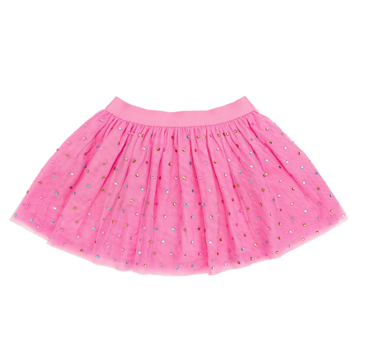Raspberry Rhinestone Tutu Skirt