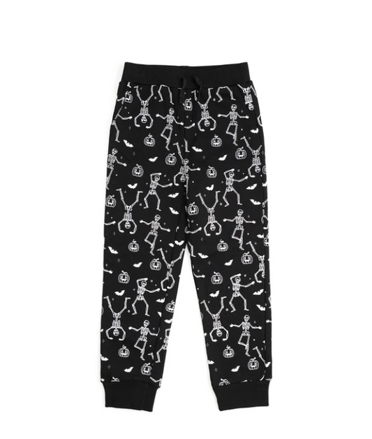 Glow In The Dark Silly Skelly Halloween Jogger
