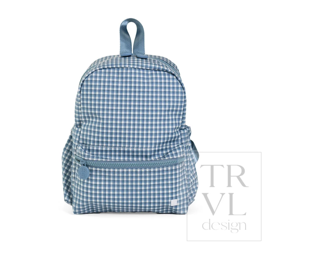 Mini Backer Backpack Rodeo Check Indigo