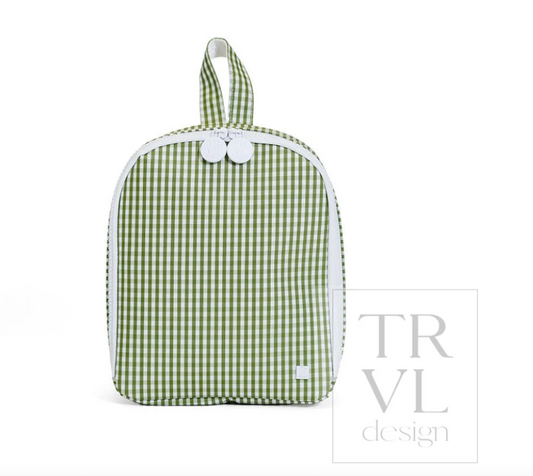 Bring It Lunch Bag Gingham Moss