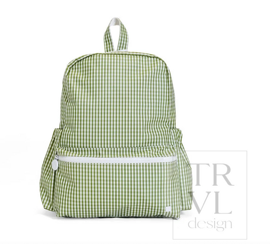 Backpacker Backpack Gingham Moss