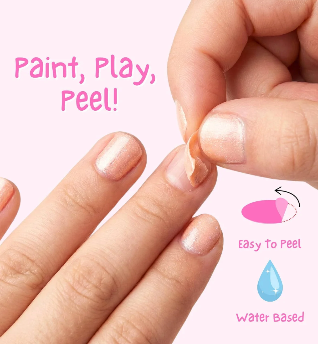Pink Bag of Wonders Nail Polish & Makeup Set