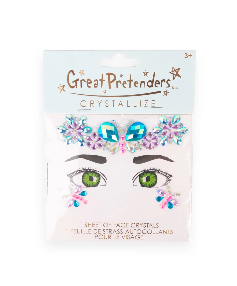 Face Crystals, Butterfly Garden