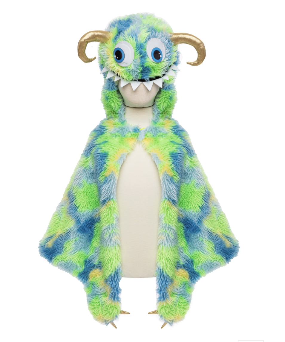 Swampy The Monster Cape, Green/Blue