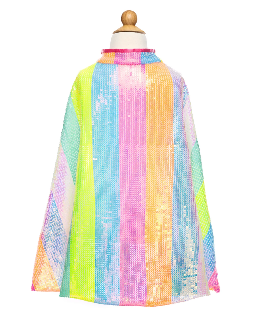 Stripy Sequins Cape
