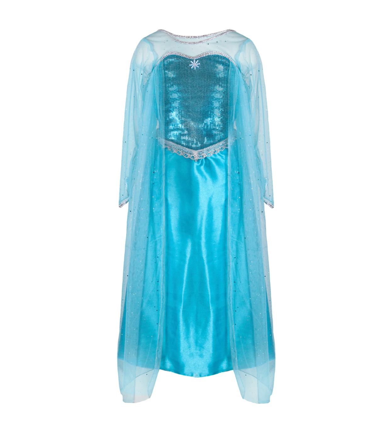 Ice Queen Dress With Cape